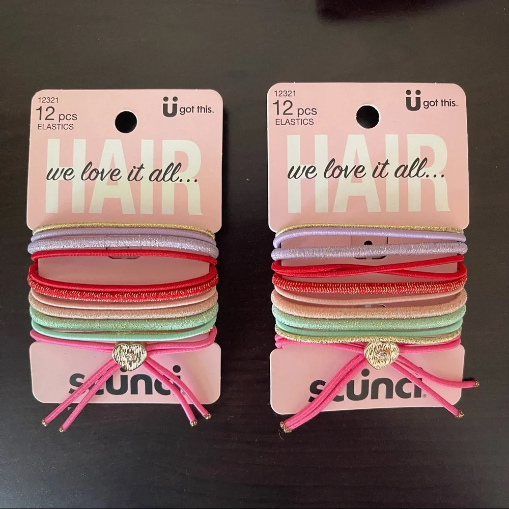 24 piece scunci elastics